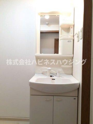 ジョリー柏の洗面所|忙しい朝には欠かせない洗面所です
