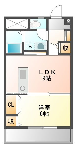 リブハイム土井の間取り