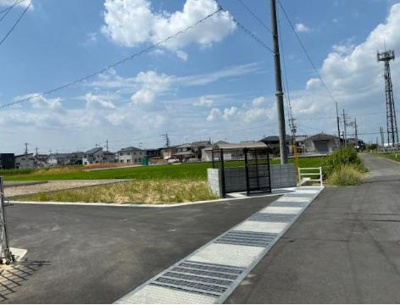 【前面道路含む現地写真】 | グラファーレ田原本町阪手4期全4区画4号地【建築条件付】【更地】