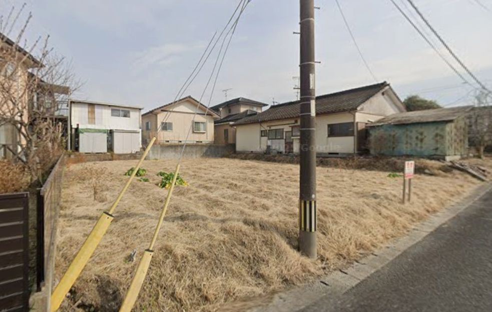都城市上水流町の売地の外観