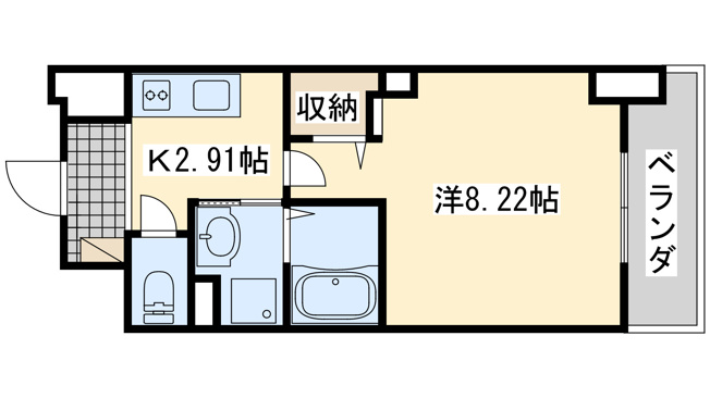 【間取り】 | メルベージュ岸
