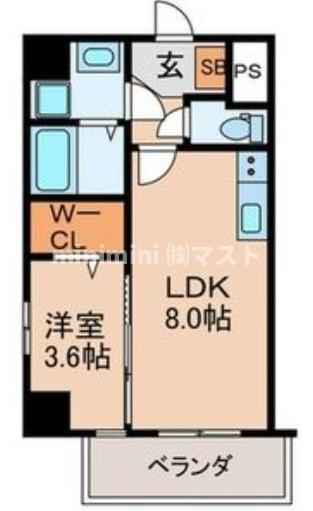 KAUNIS　LUSSOの間取り