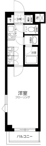 世田谷区経堂１丁目の賃貸マンションの間取り