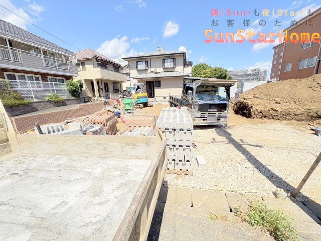 【サンスターホーム現地販売物件】羽村市栄町2丁目　オール電化新築戸建1号棟の外観