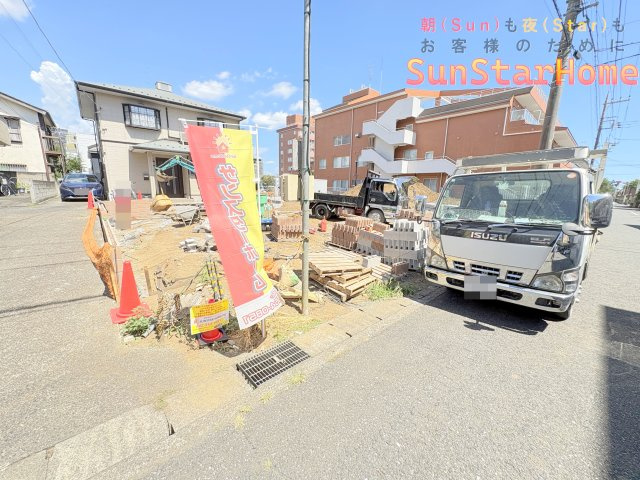【サンスターホーム現地販売物件】羽村市栄町2丁目　オール電化新築戸建1号棟の外観