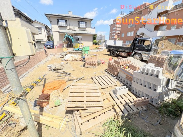【サンスターホーム現地販売物件】羽村市栄町2丁目　オール電化新築戸建1号棟の外観