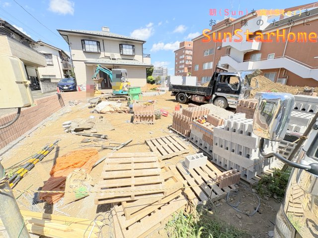 【サンスターホーム現地販売物件】羽村市栄町2丁目　オール電化新築戸建1号棟の外観