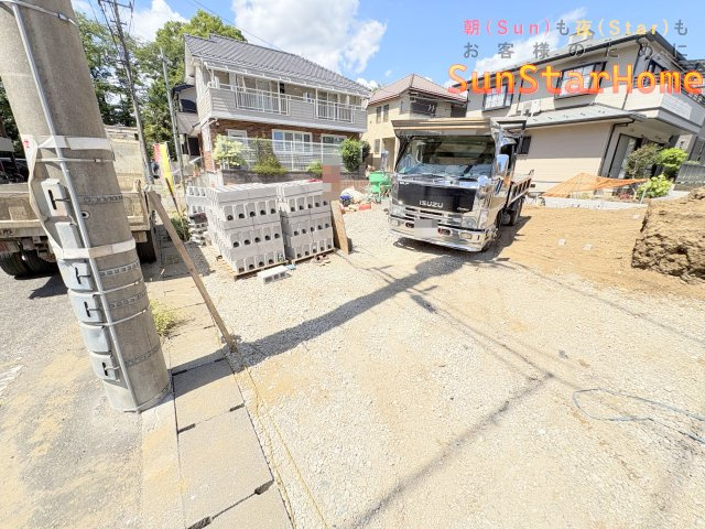 【サンスターホーム現地販売物件】羽村市栄町2丁目　オール電化新築戸建1号棟の外観