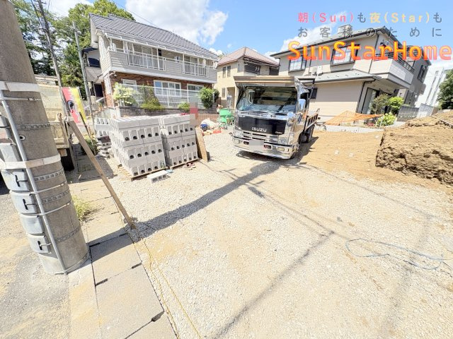 【サンスターホーム現地販売物件】羽村市栄町2丁目　オール電化新築戸建1号棟の外観