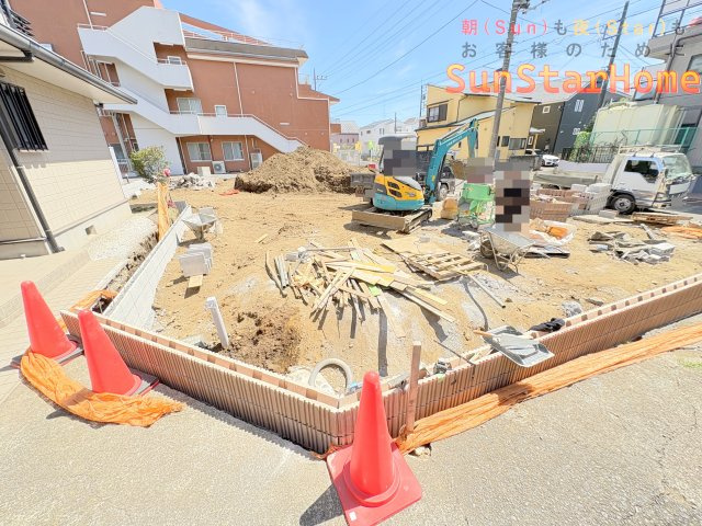 【サンスターホーム現地販売物件】羽村市栄町2丁目　オール電化新築戸建1号棟の外観