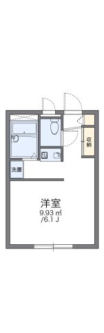 レオパレスパークハイムの間取り