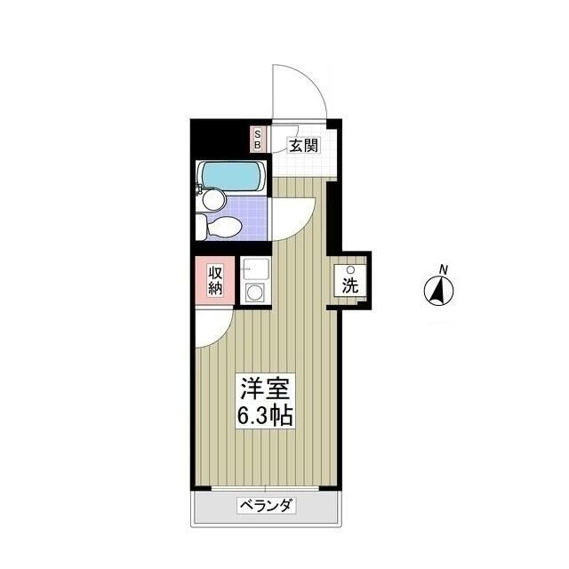 プールパール小豆沢の間取り