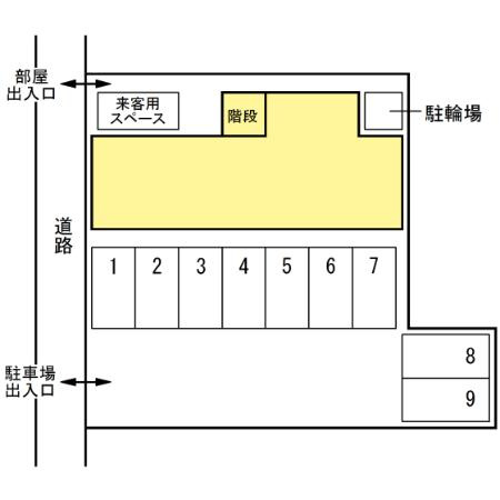 アミーまついの区画図