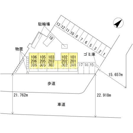 シェラメール東舞鶴の区画図|区画図です＊