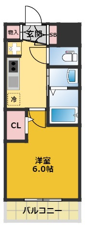【間取り】 | エステムコート名古屋黒川シャルマン | 間取りです