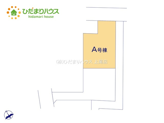 上尾市地頭方564番　新築戸建　ハートフルAの区画図