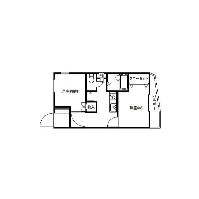 シティーホーム鷹の台＃４の間取り