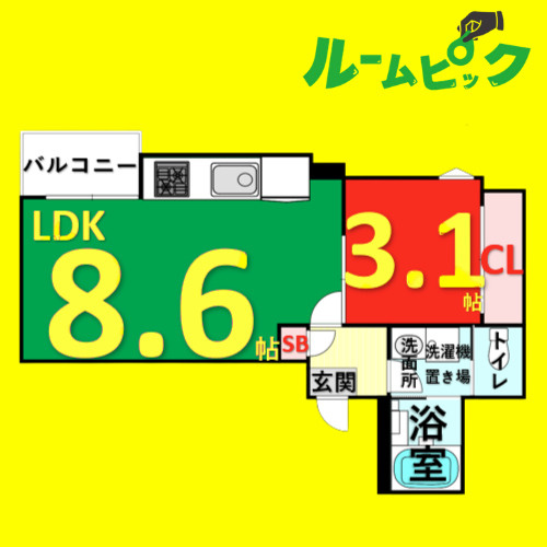 REGALEST高道　名古屋市賃貸　仲介手数料無料の間取り