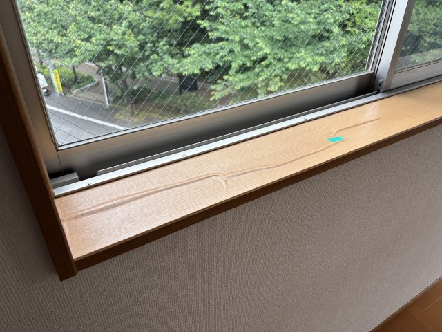 サンジュールらんＢ棟のバルコニー