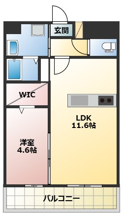 LIBTH菊陽227の間取り