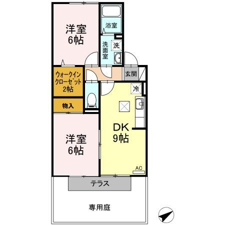 クレセント・モアの間取り