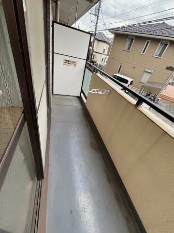 Ｆｕｊｉビューハイツのバルコニー