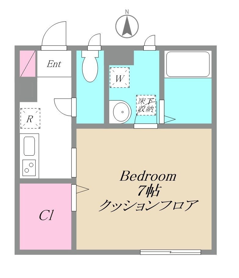 プラージュの間取り|間取り