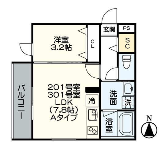 nono 和白東の間取り