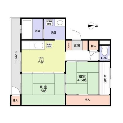 京都ハウスの間取り
