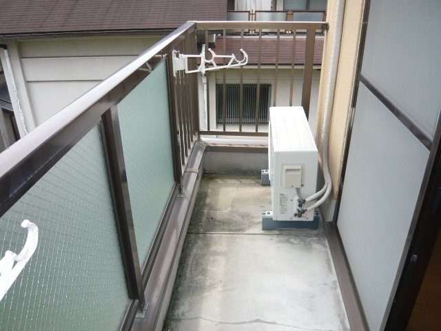 シティハイツ壱番館のバルコニー