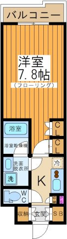 ルーブル三軒茶屋伍番館の間取り