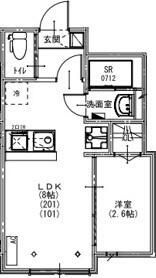 ＫＥＩＡＩ　ＲＥＳＩＤＥＮＣＥ　秋津の間取り