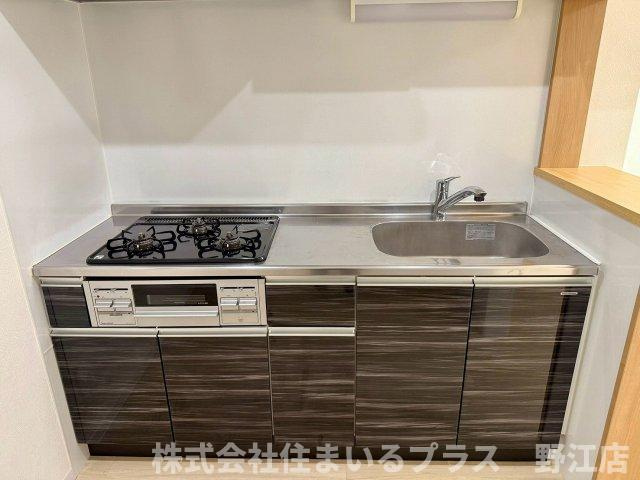 大阪市城東区関目３丁目のアパートのキッチン