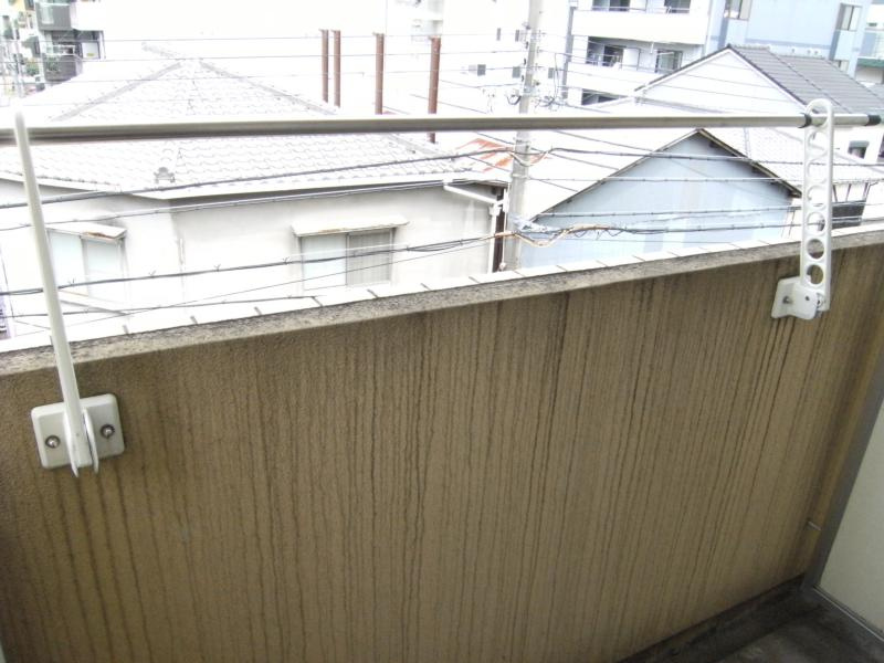 ハイツJUN３号館のバルコニー