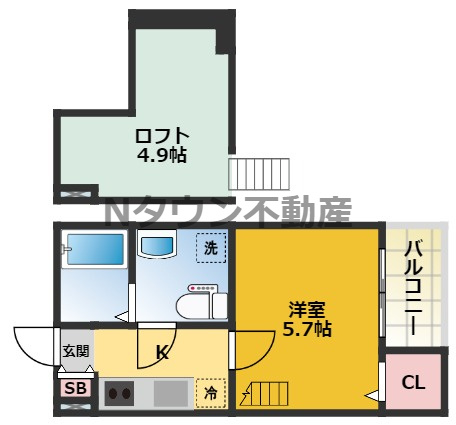 【間取り】 | カメリア | 間取りです。
