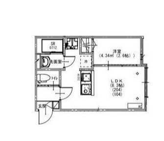 ＫＥＩＡＩ　ＲＥＳＩＤＥＮＣＥ　秋津の間取り