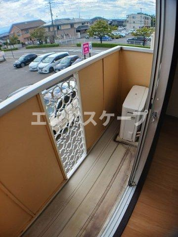 コーポウイングのバルコニー|高崎、前橋のお部屋探しはエンドスケープまで！お客様の理想お聞かせ下さい♪