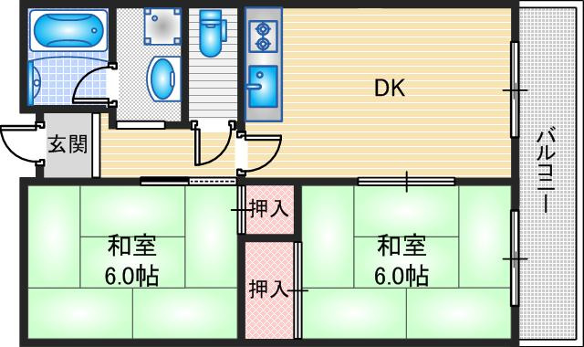 【間取り】 | アーバンハイツ
