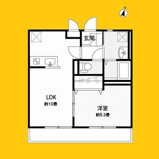 【間取り】 | デュラカーサ・ルシア河輪森