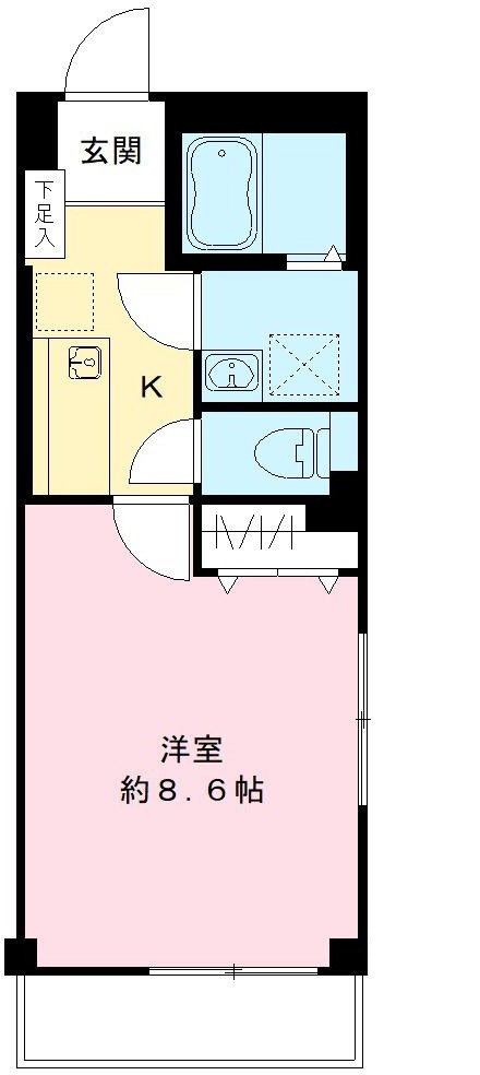 コート．ライラックの間取り|間取りです。