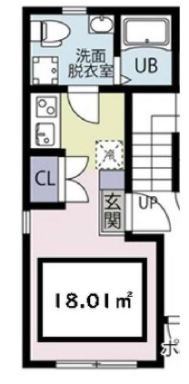 練馬区富士見台２丁目の賃貸マンションの間取り