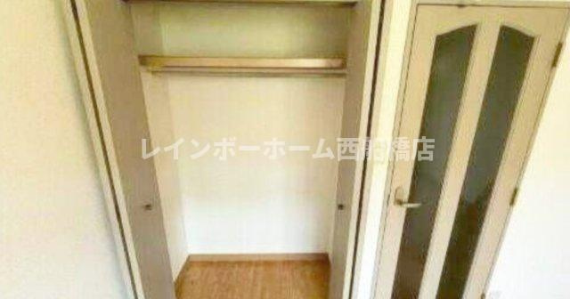 シャルム市川の収納|同物件の別部屋の写真になります。