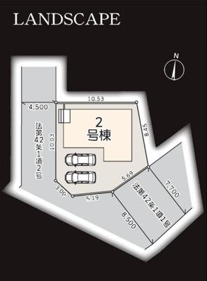 【区画図】 | 大和市下鶴間  新築戸建  全2棟