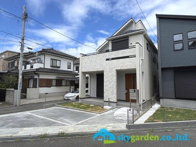 茅ヶ崎市室田3丁目　新築戸建　全2棟1号棟の外観|外はこのようになっています