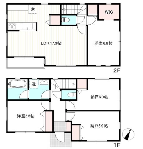 【横浜市旭区上白根1丁目37-4全2棟新築戸建て】★仲介手数料無料★（白根小学校・今宿中学校）