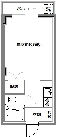 マンション加納の間取り