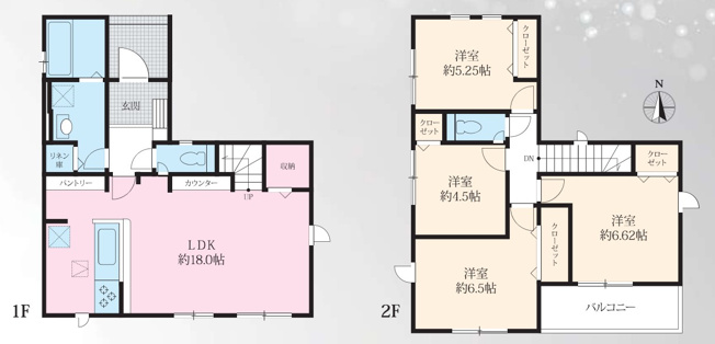 【間取り】 | 厚木市宮の里　全４棟　新築住宅