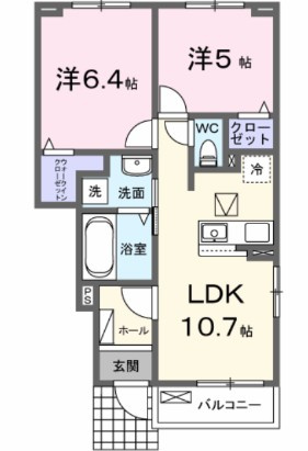 【間取り】 | サンレジデンスⅡ