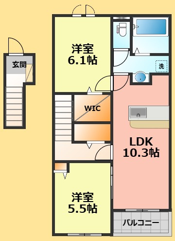 【間取り】 | レガーレ　ドゥエ