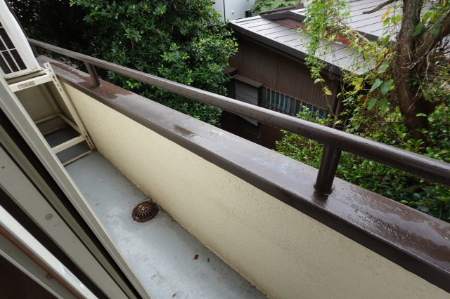 センチュリーコーポラスのバルコニー